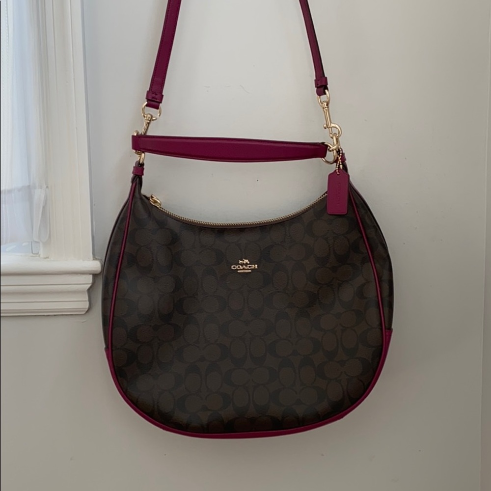 Brand New Purple/Brown Coach Bag